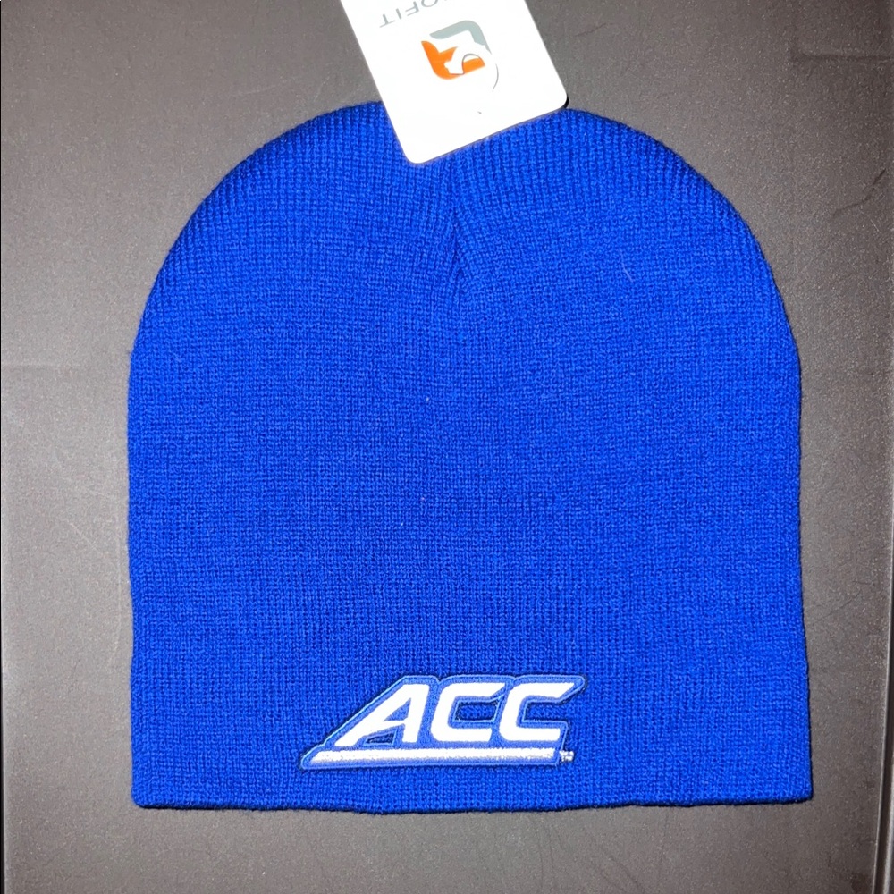 Logofit ACC Royal Blue Logo Beanie, One Size